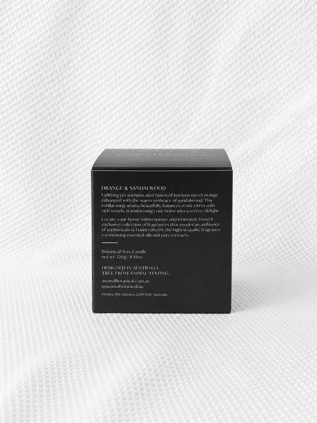 Midnight Noir Candle - Orange & Sandalwood
