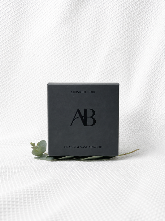 Midnight Noir Candle - Orange & Sandalwood