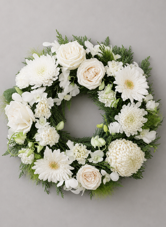 Seasonal Flower Wreath