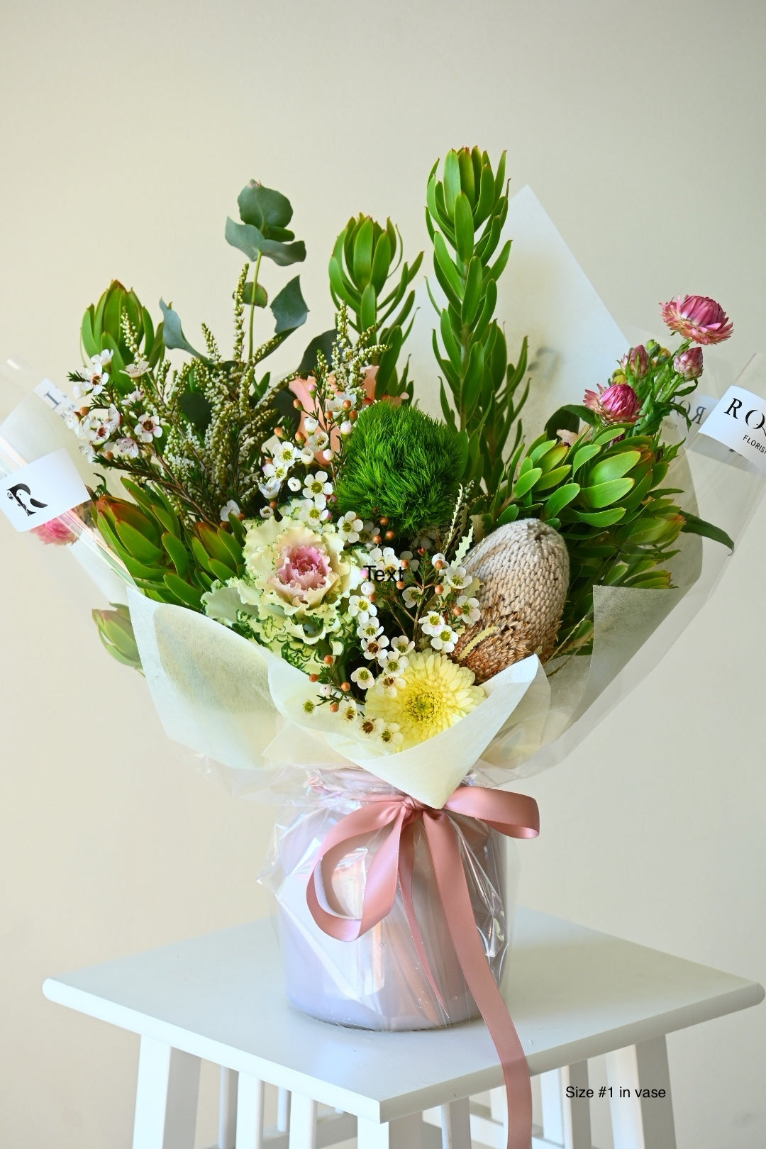 Australia native flowers in vase