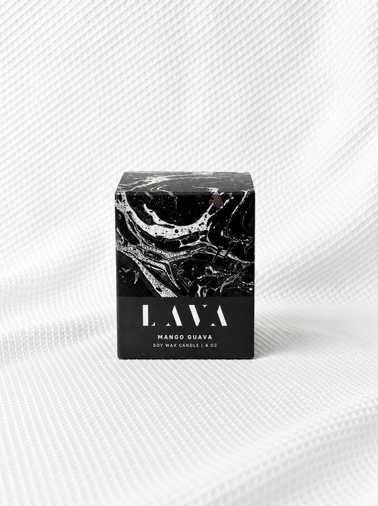 Lava Soy Wax Candle - Mango Guava