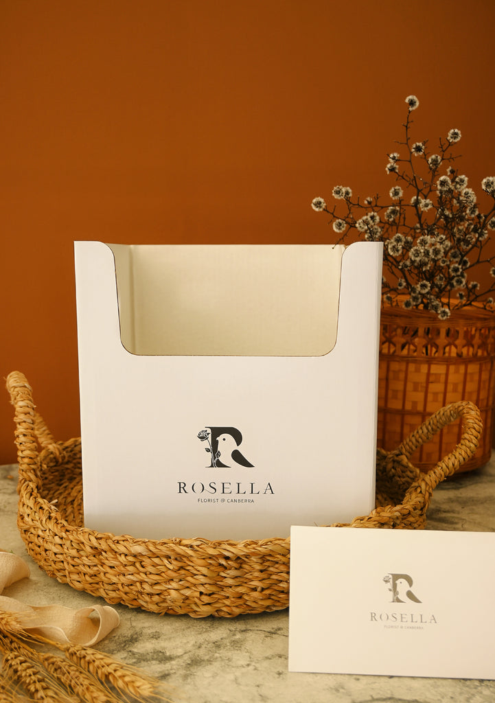 rosella florist canberra flower carry box