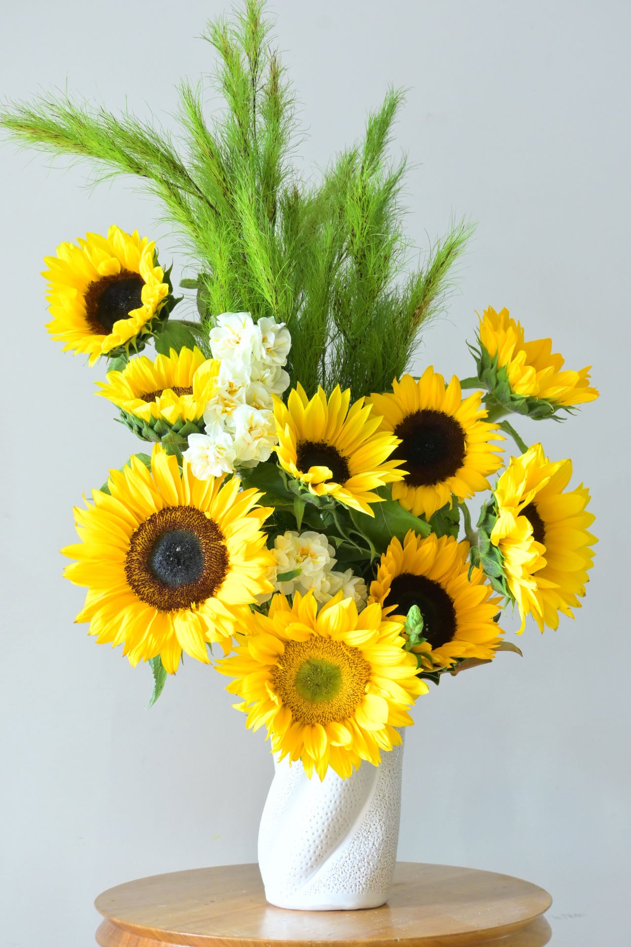 sunflowers bouquet by rosella florist canberra